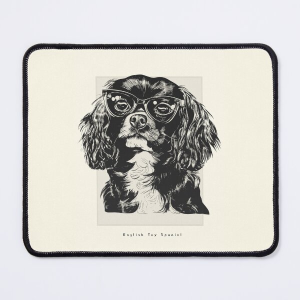 Artikelvorschau, English Toy Spaniel Digital Sketch Drawing Illustration entworfen und verkauft von rafaeltto.