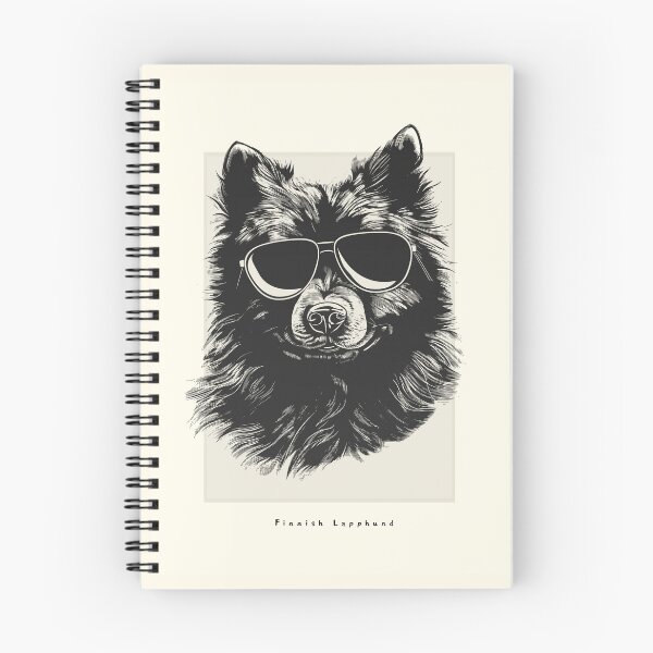 Item preview, Finnish Lapphund Digital Sketch Drawing Illustration designed and sold by rafaeltto.