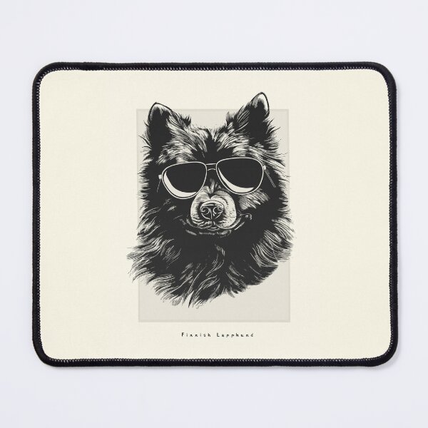 Item preview, Finnish Lapphund Digital Sketch Drawing Illustration designed and sold by rafaeltto.