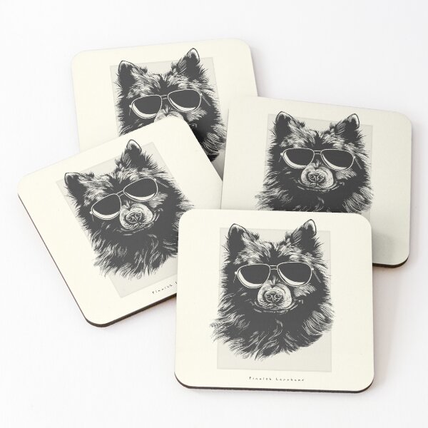 Item preview, Finnish Lapphund Digital Sketch Drawing Illustration designed and sold by rafaeltto.