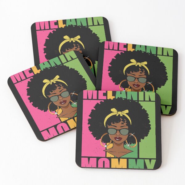 Aperçu de l'œuvre Melanin Mommy Strong Girl Black Mom Mother Girls créée et vendue par mainana78.