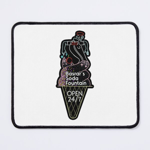 Item preview, Basrar_s Soda Fountain logo (black background) designed and sold by shartsock23.