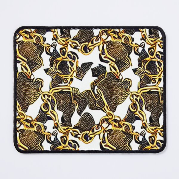 Item preview, Abstract Gold Chain and Mesh Pattern designed and sold by calibrit.