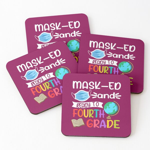 Item preview, Masked And Ready For Fourth Grade Back To Class 		 designed and sold by jibouboitya.