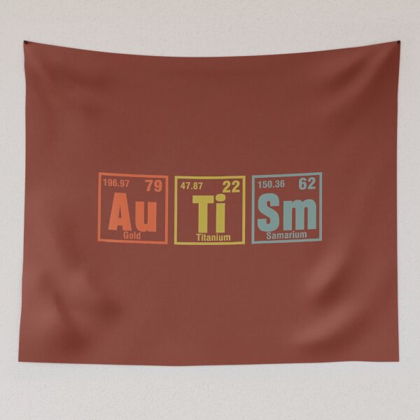 Item preview, Autism Awareness Funny Chemistry Element Graphic 	 designed and sold by zatlacadring.