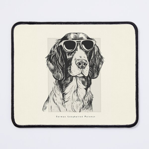 Item preview, German Longhaired Pointer Digital Sketch Drawing Illustration designed and sold by rafaeltto.