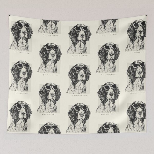 Item preview, German Longhaired Pointer Digital Sketch Drawing Illustration designed and sold by rafaeltto.