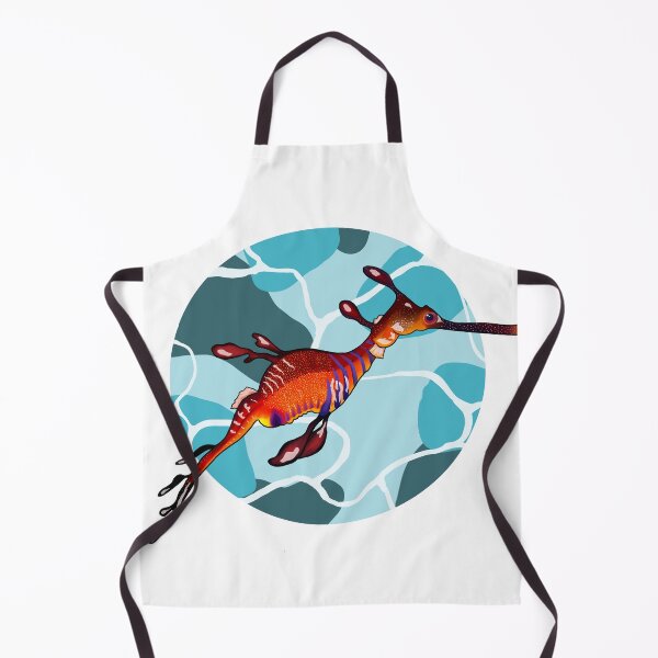 Item preview, Weedy Seadragon with Wavy background designed and sold by Backstreet Lobotomy.