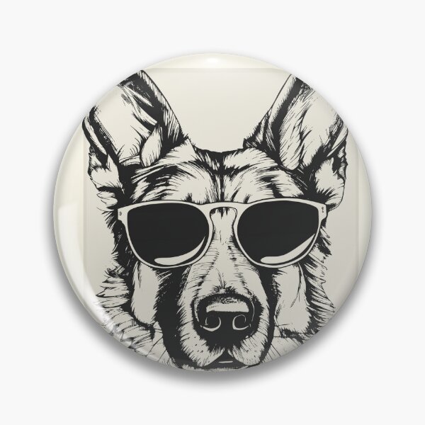Artikelvorschau, German Shepherd Digital Sketch Drawing Illustration entworfen und verkauft von rafaeltto.