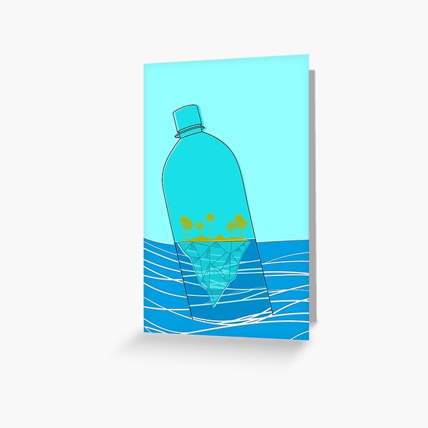 Life in plastic is not fantastic Greeting Card