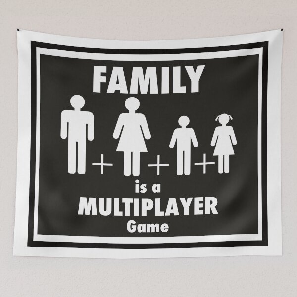 Item preview, FAMILY DAY - COOL GAMER DESIGN WITH FAMILY PRINT IN BLACK designed and sold by Ascendence.