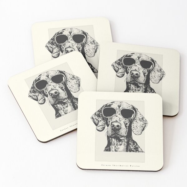 Item preview, German Shorthaired Pointer Digital Sketch Drawing Illustration designed and sold by rafaeltto.