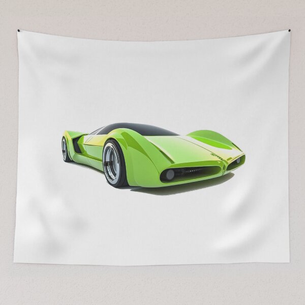 Item preview, 70's Futuristic Muscle Car Concept designed and sold by Offsite.