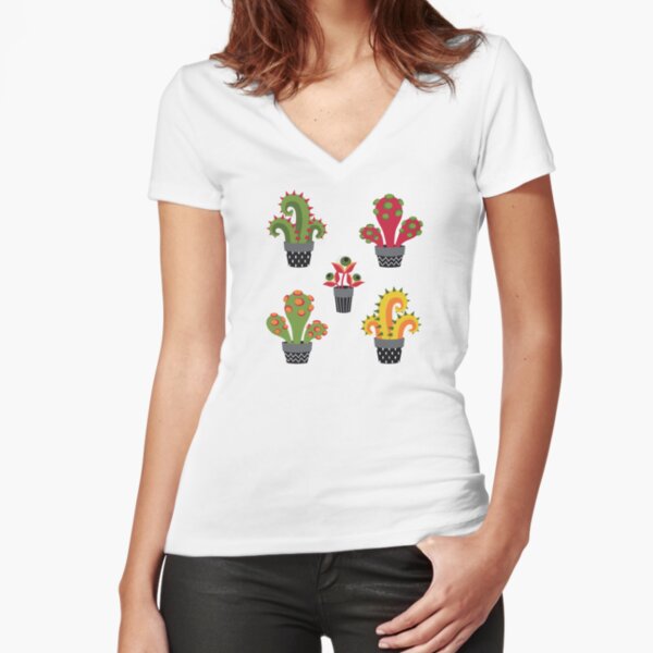 Fitted V-Neck T-Shirt
