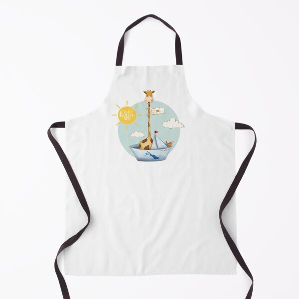 Item preview, Hello Bodensee – giraffe and bird on the high seas designed and sold by hilledesign.