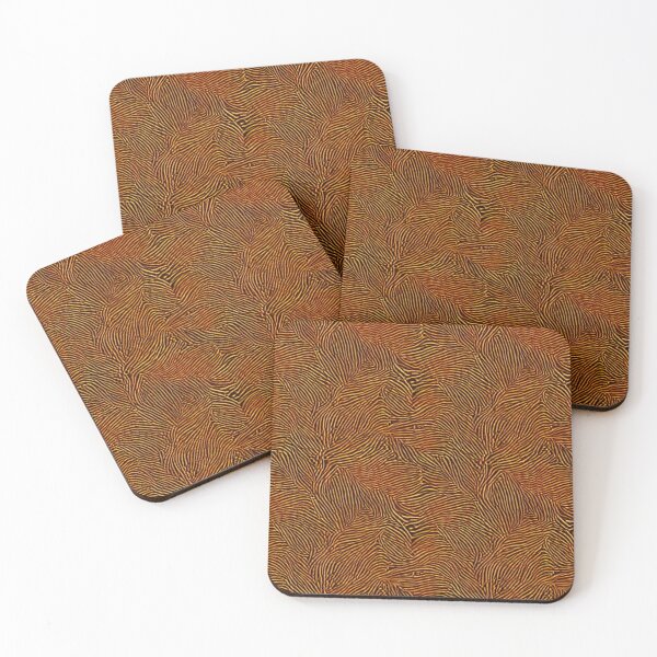 Item preview, Abstract Animal Pattern Orange and Yellow and Brown designed and sold by calibrit.