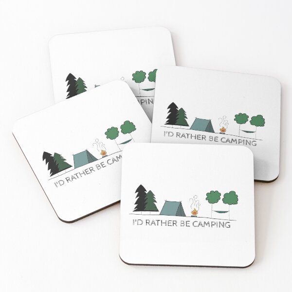 Item preview, I'd Rather be Camping designed and sold by Laura Lise Wong.