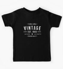 Limited Edition Vintage est. 1999 - 19th Birthday Gift Kids Tee