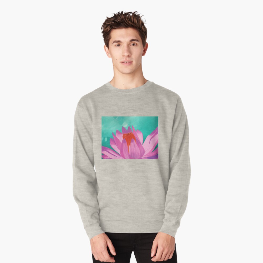 pink lotus hoodie