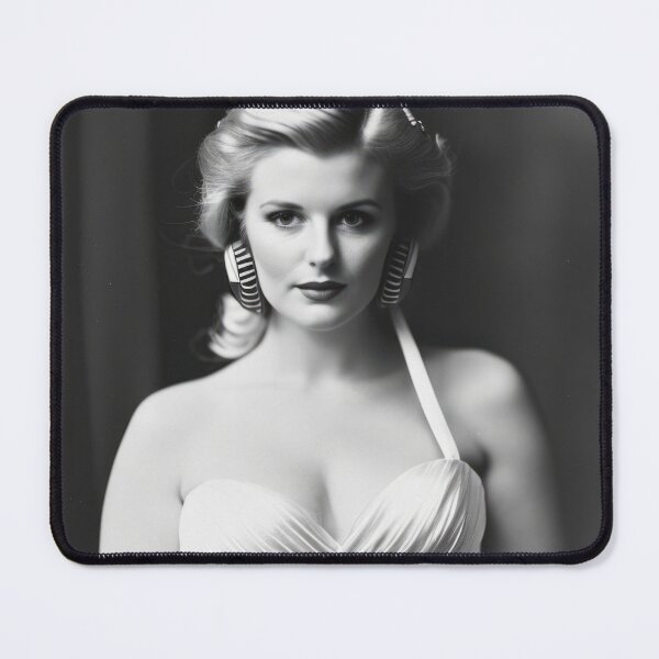 Item preview, 1950s Headphones - Classic B&W Portraits designed and sold by ROBIN MACGREGOR.