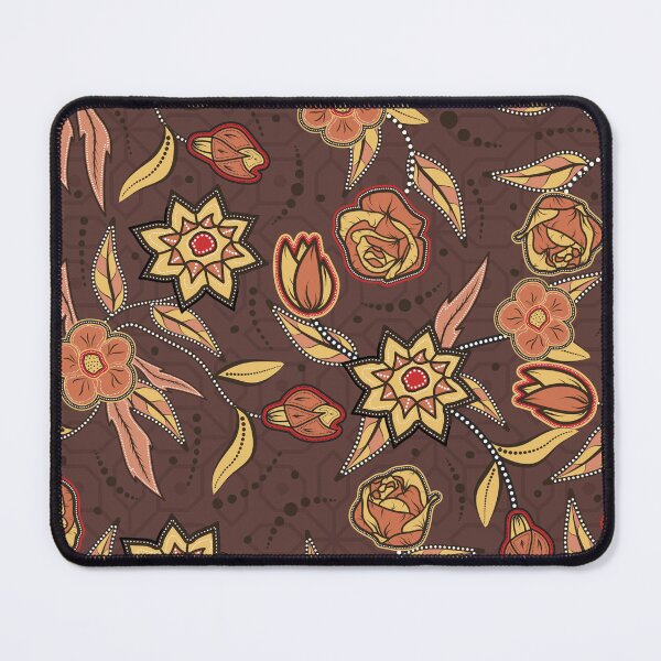 Item preview, Batik Pattern Rose Flower designed and sold by OneCreativeArt.