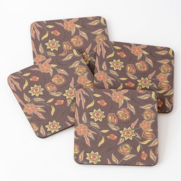 Item preview, Batik Pattern Rose Flower designed and sold by OneCreativeArt.
