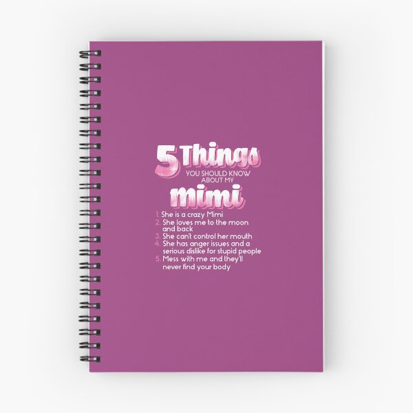 Item preview, 5 Things You Should Know About My Mimi - Mother Mama 	 designed and sold by saqifxeniaai.