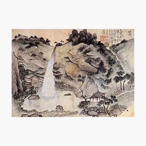Item preview, Korean Painting Minhwa SongdoGihangchup designed and sold by tangerinemars.
