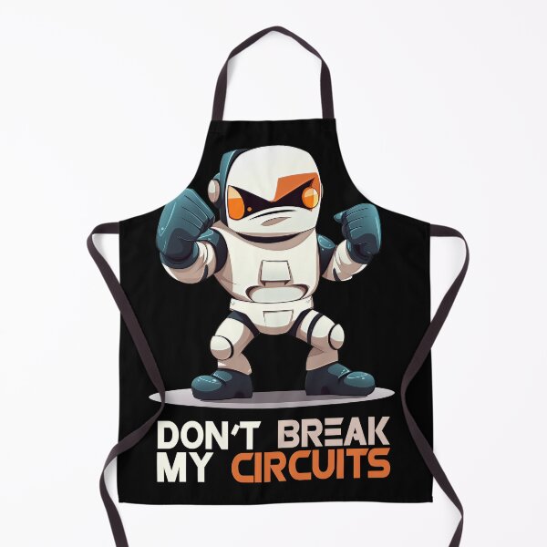 Item preview, Robot Warrior - Don't break my circuits! designed and sold by Tee-Magination.
