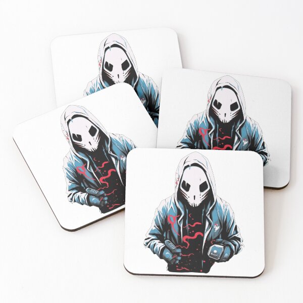 Item preview, This thrilling artwork features a cybernetic Ghostface designed and sold by nehkun.