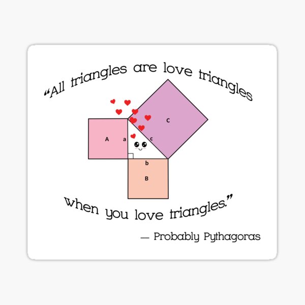 Item preview, Pythagoras' Other Theorem designed and sold by BastsTardyChild.