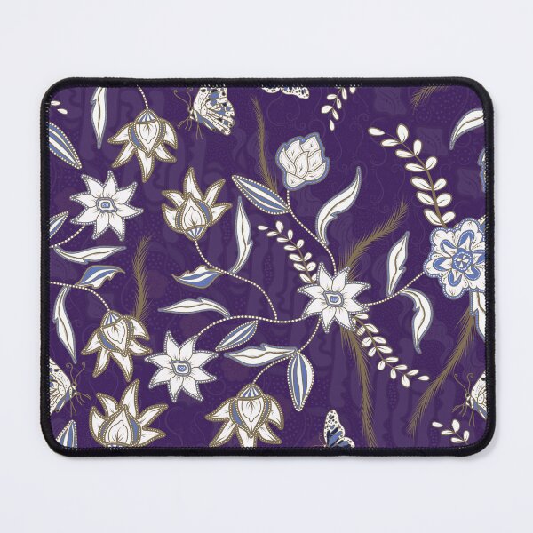 Artikelvorschau, Batik-Blume mit Schmetterlingsmuster entworfen und verkauft von OneCreativeArt.