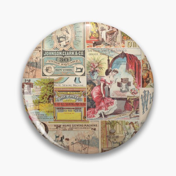 Item preview, Vintage Sewing Collage Pattern designed and sold by vintagetimeco.