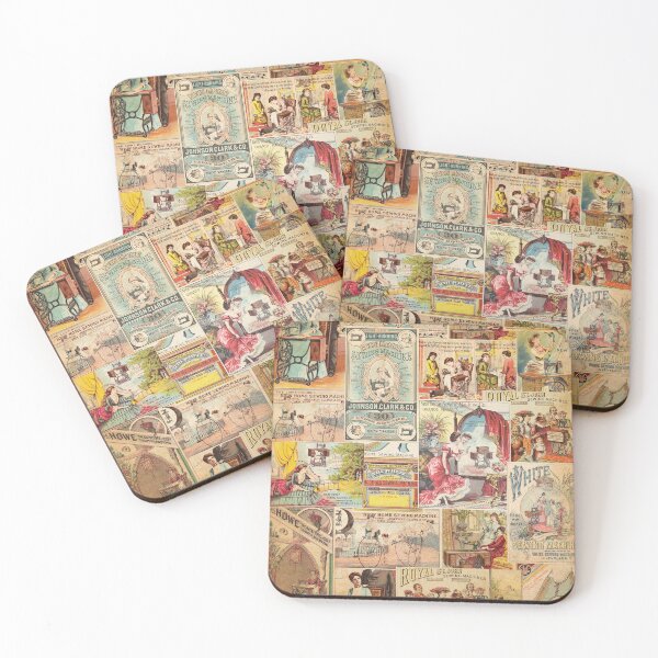 Item preview, Vintage Sewing Collage Pattern designed and sold by vintagetimeco.