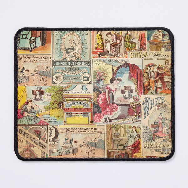 Item preview, Vintage Sewing Collage Pattern designed and sold by vintagetimeco.