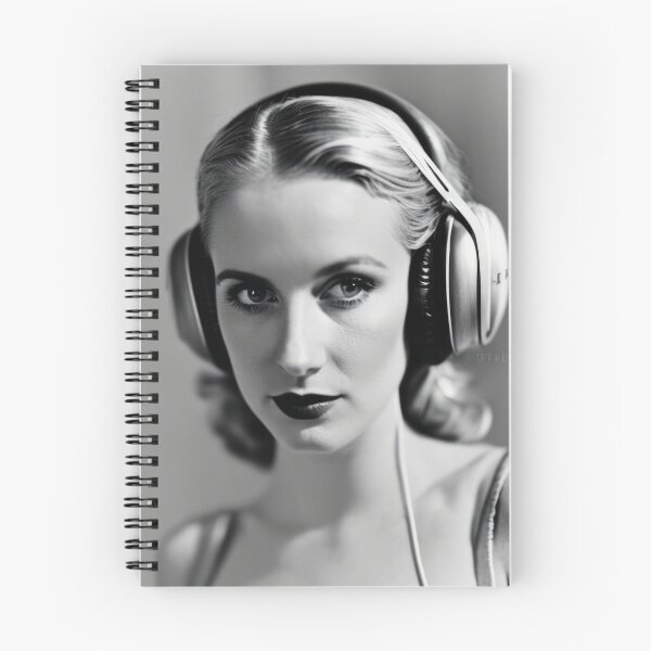 Artikelvorschau, 1950s Headphones - Classic B&W Portraits entworfen und verkauft von ROBIN MACGREGOR.