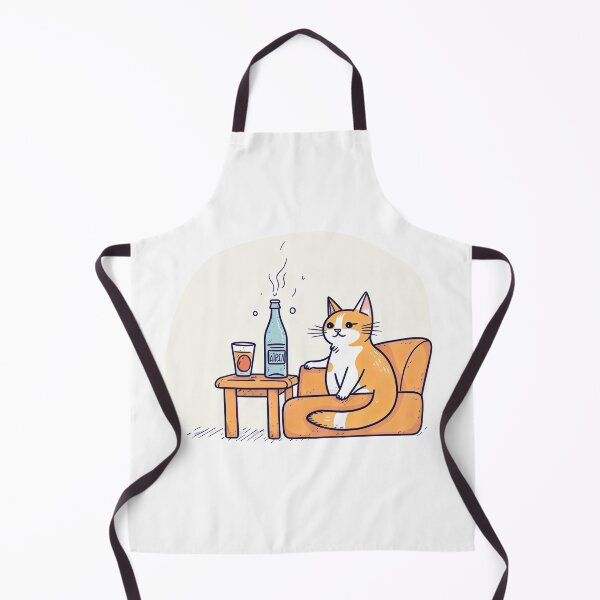Item preview, Chilling Cat with a Drink designed and sold by Maciej Krawczyk.