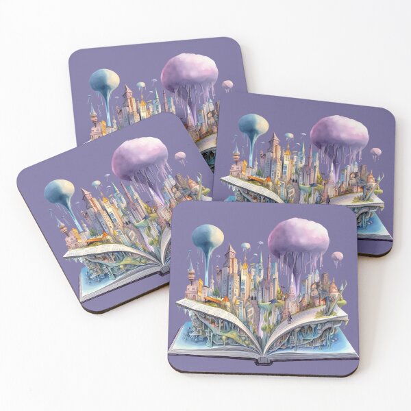 Item preview, Fantasy Alien Planet Book World designed and sold by PandaCreates.