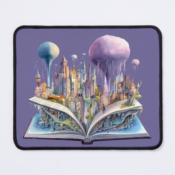 Item preview, Fantasy Alien Planet Book World designed and sold by PandaCreates.