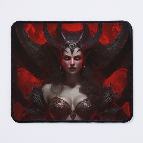 Item preview, Lilith Demon, Mythical Creature in Darkness, Gothic Fantasy Art, Mysterious and Enchanting Female Entity, Supernatural Illustration designed and sold by BotTastic.