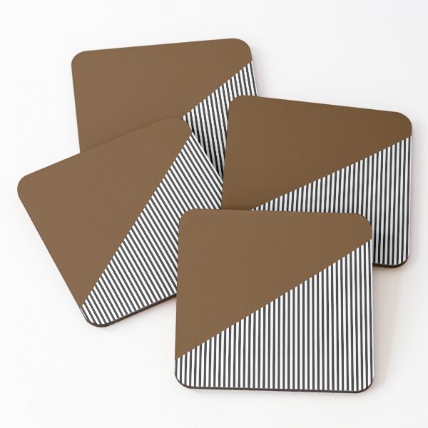 Item preview, Triangle and Stripes | Mixed Patterns | Brown and Black designed and sold by rsty11.