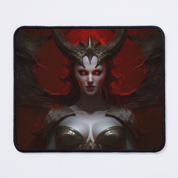 Item preview, Lilith Demon, Mythical Creature in Darkness, Gothic Fantasy Art, Mysterious and Enchanting Female Entity, Supernatural Illustration designed and sold by BotTastic.