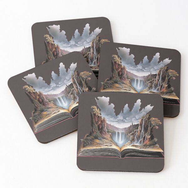 Item preview, Fantasy World Book Art designed and sold by PandaCreates.