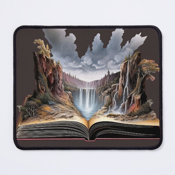 Item preview, Fantasy World Book Art designed and sold by PandaCreates.