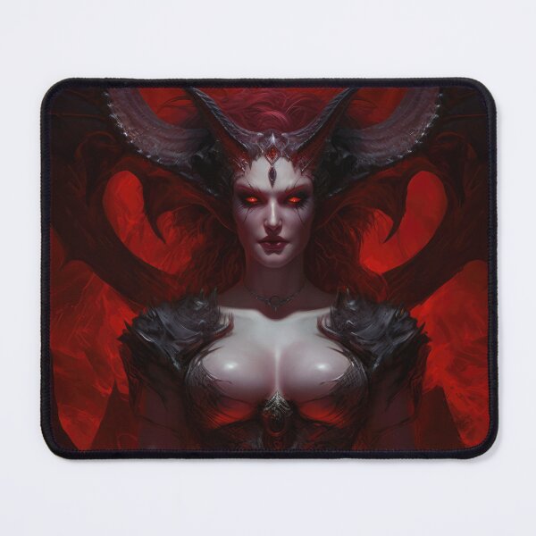 Item preview, Lilith Demon, Mythical Creature in Darkness, Gothic Fantasy Art, Mysterious and Enchanting Female Entity, Supernatural Illustration designed and sold by BotTastic.