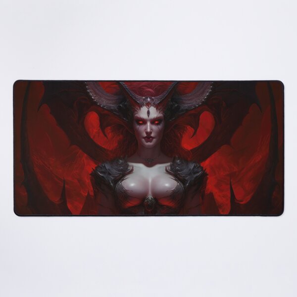 Item preview, Lilith Demon, Mythical Creature in Darkness, Gothic Fantasy Art, Mysterious and Enchanting Female Entity, Supernatural Illustration designed and sold by BotTastic.