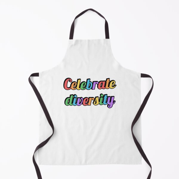 Item preview, CELEBRATE DIVERSITY colorful rainbow colors designed and sold by Inspirationmotivation.