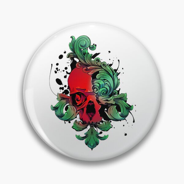 Item preview, Acanthus Skull designed and sold by PVSKI.