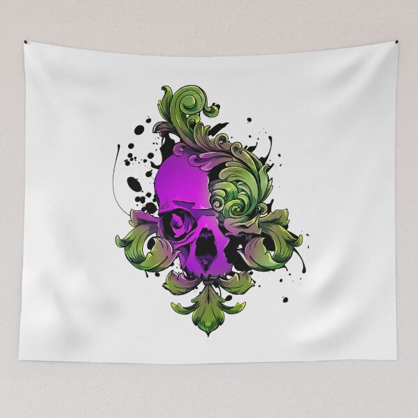 Item preview, Acanthus Skull designed and sold by PVSKI.