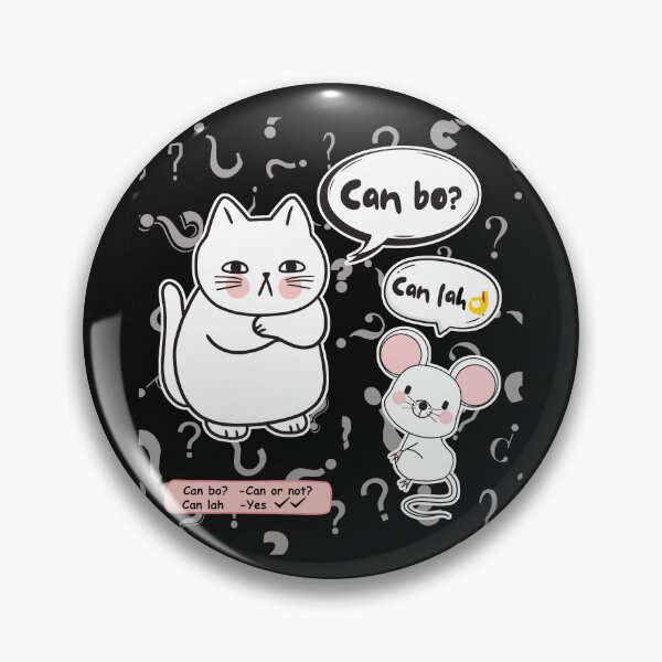 Item preview, Can Bo Can Lah Singlish - Cat And Rat  designed and sold by OwlCanvas.